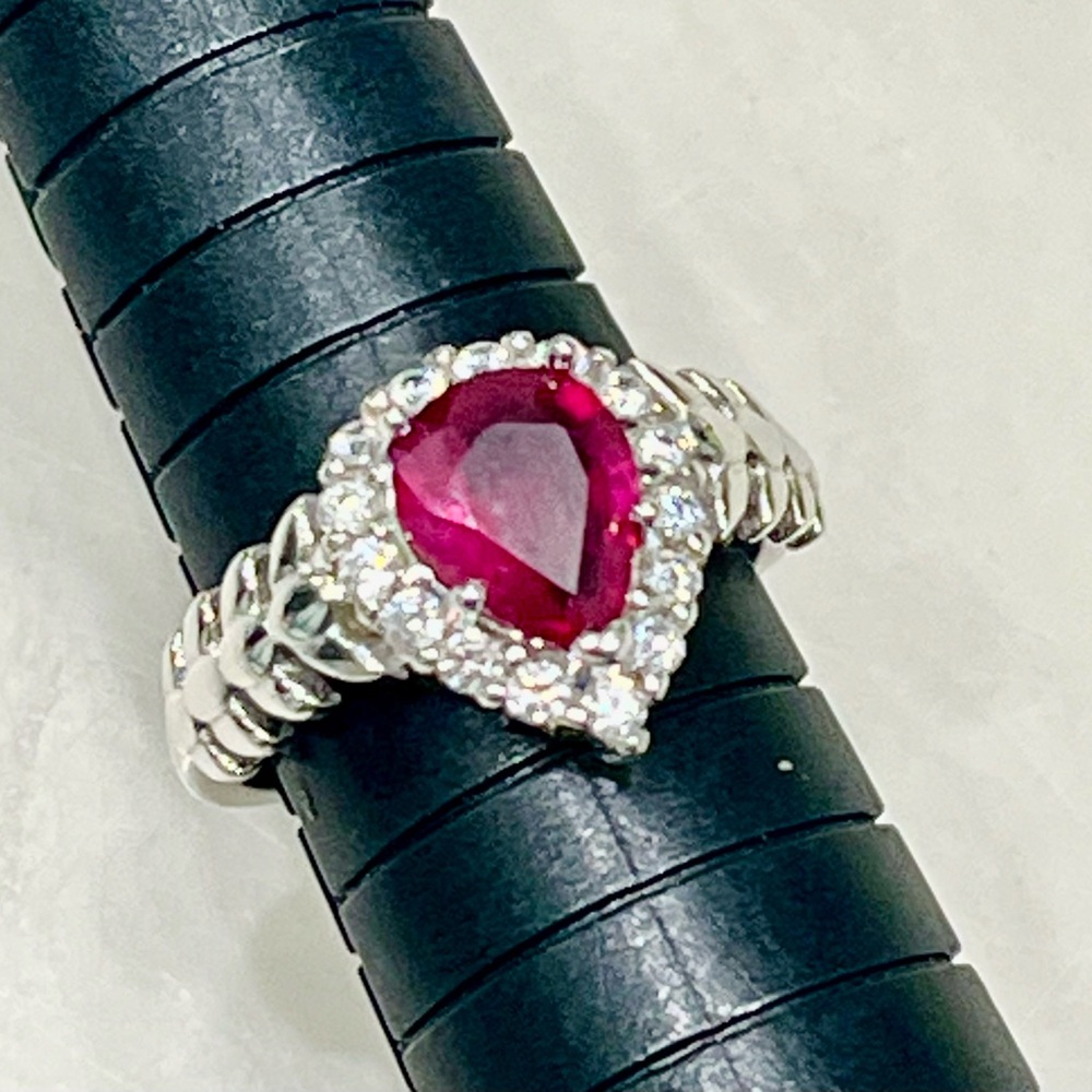 1.75ct Genuine Ruby 14KGP Ring